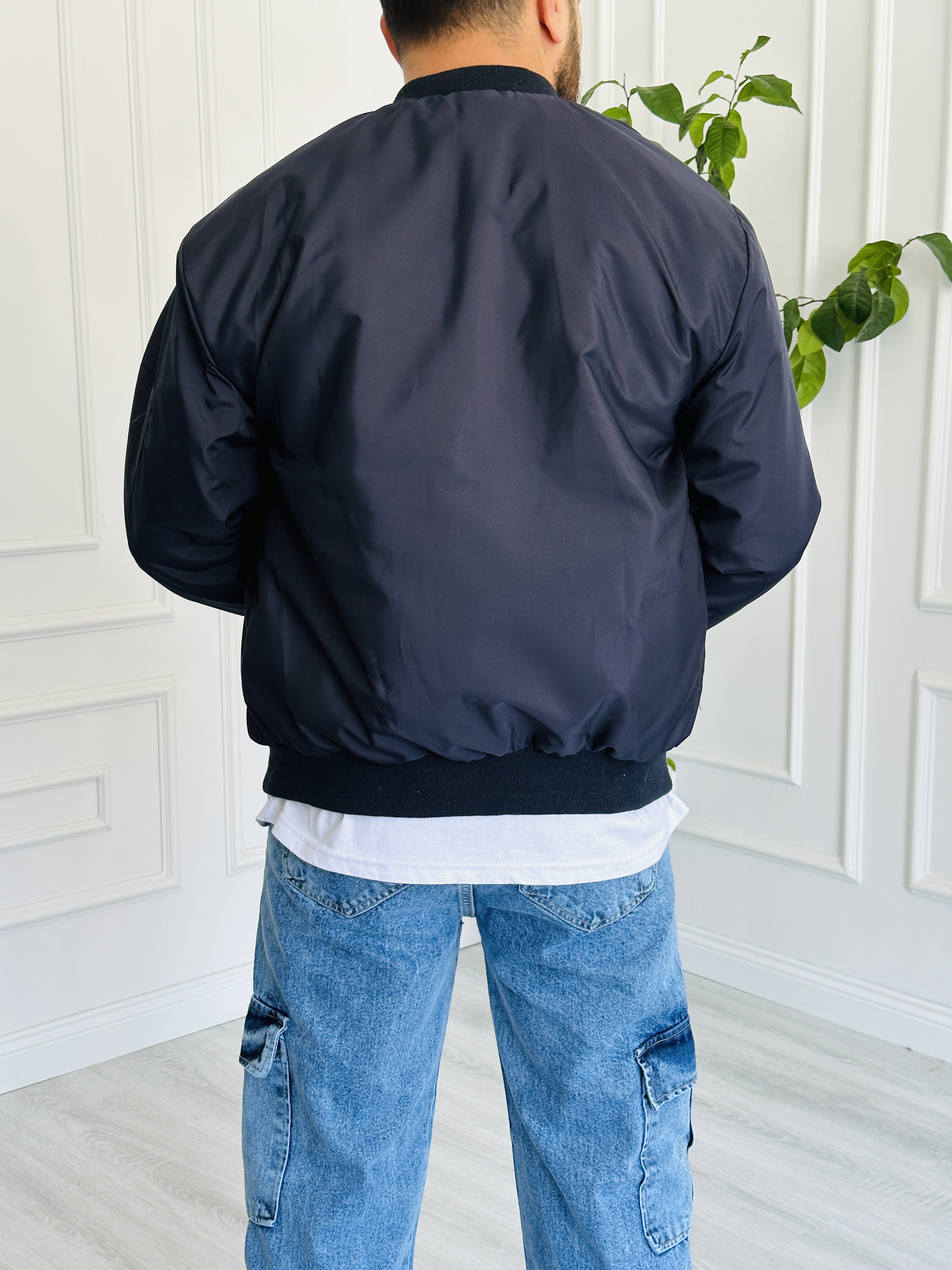 Bomber Ceket Lacivert