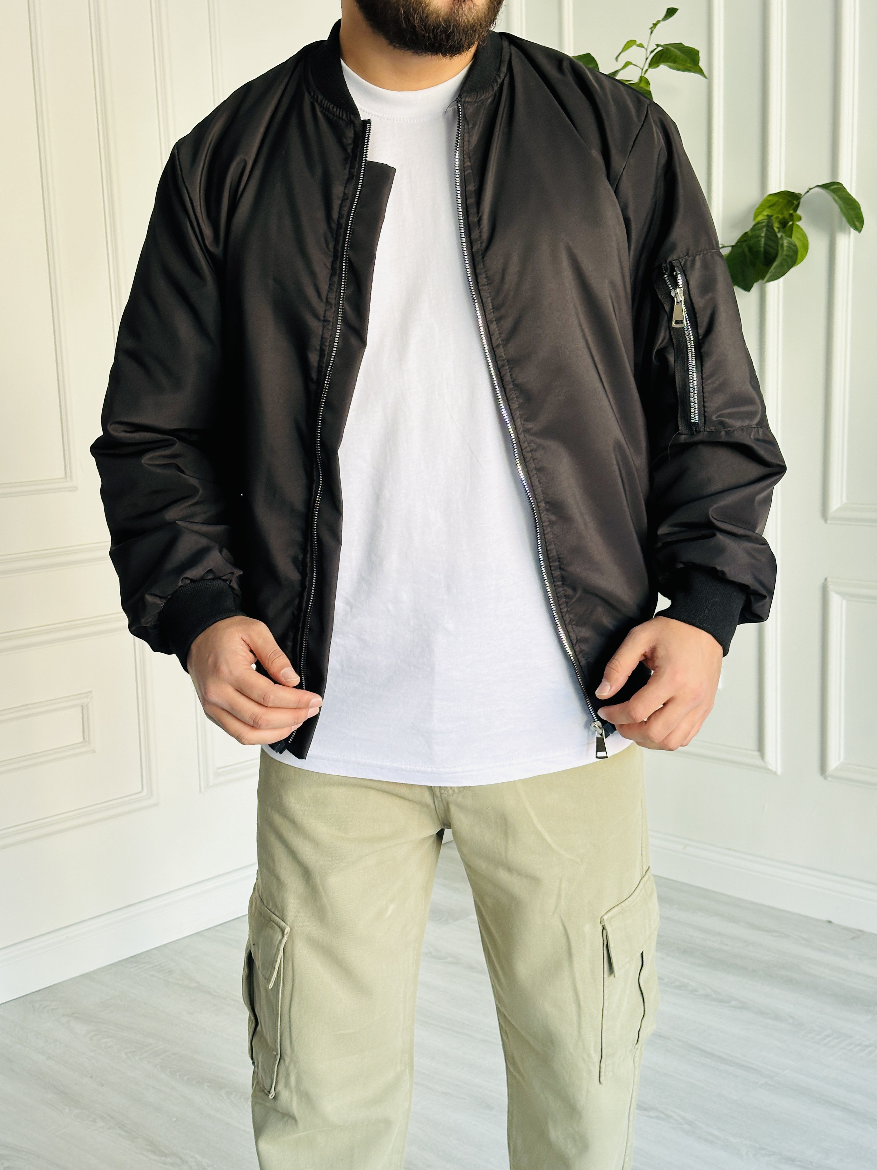 Bomber Ceket Siyah