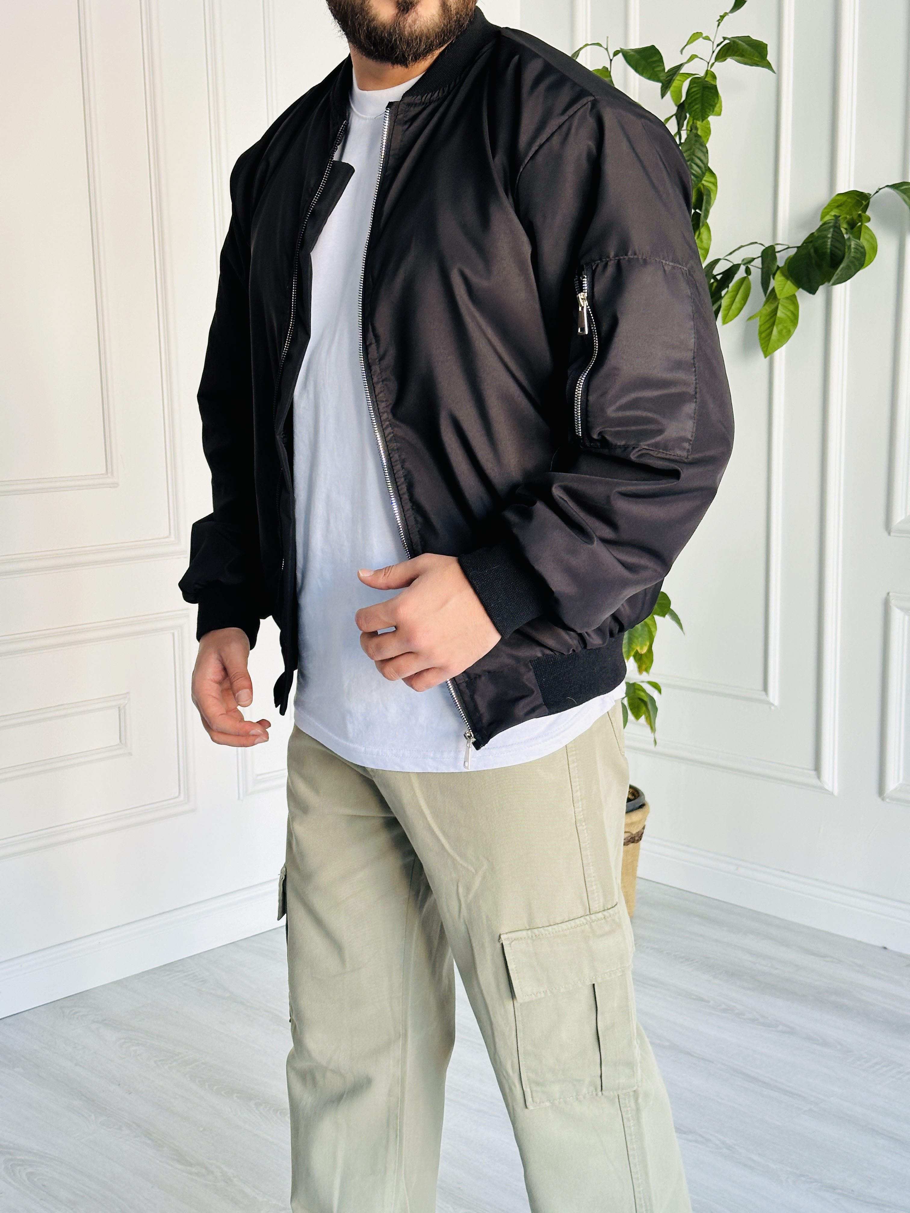 Bomber Ceket Siyah