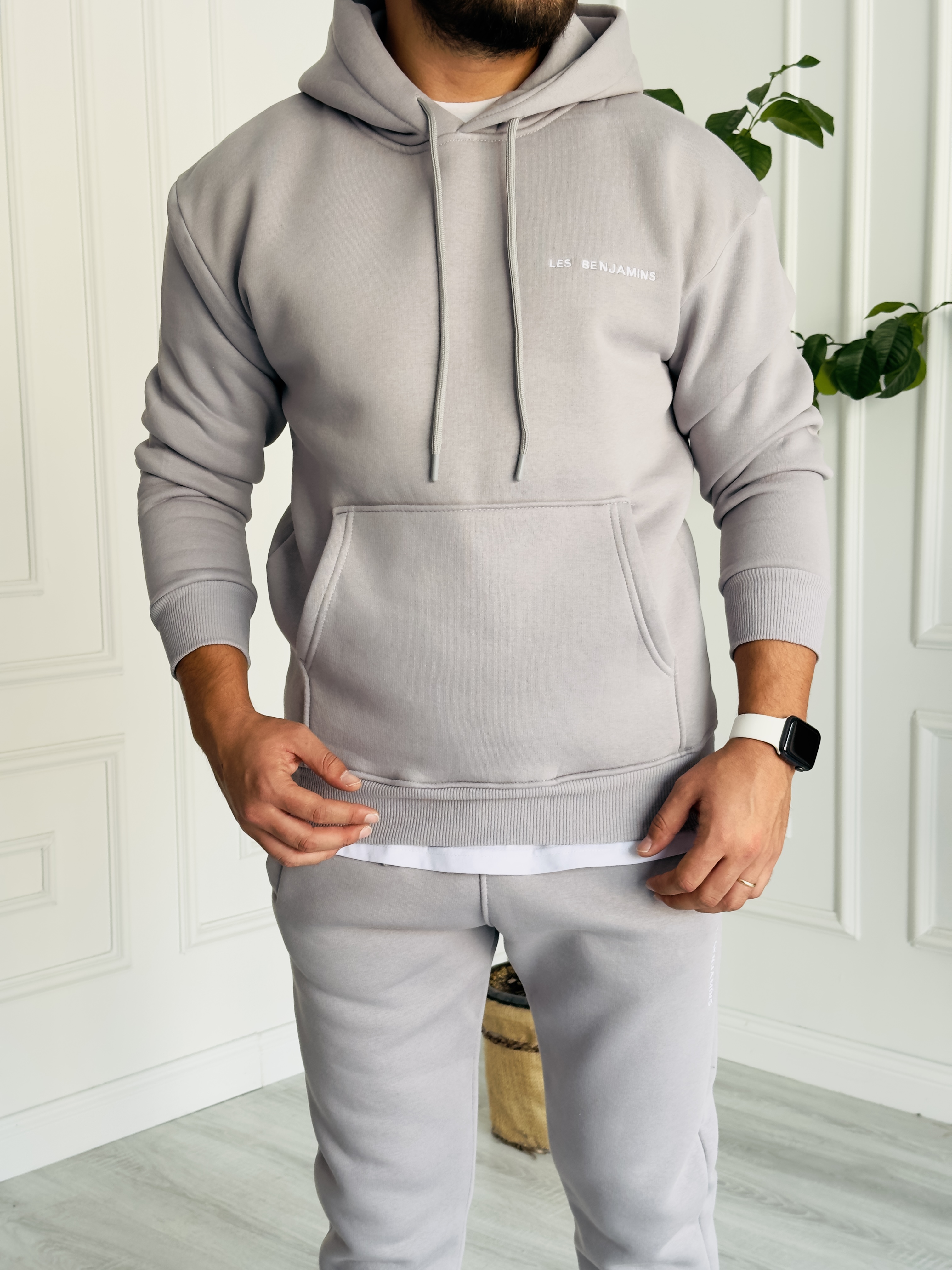 LB'23 Gri Kapüşonlu Sweat