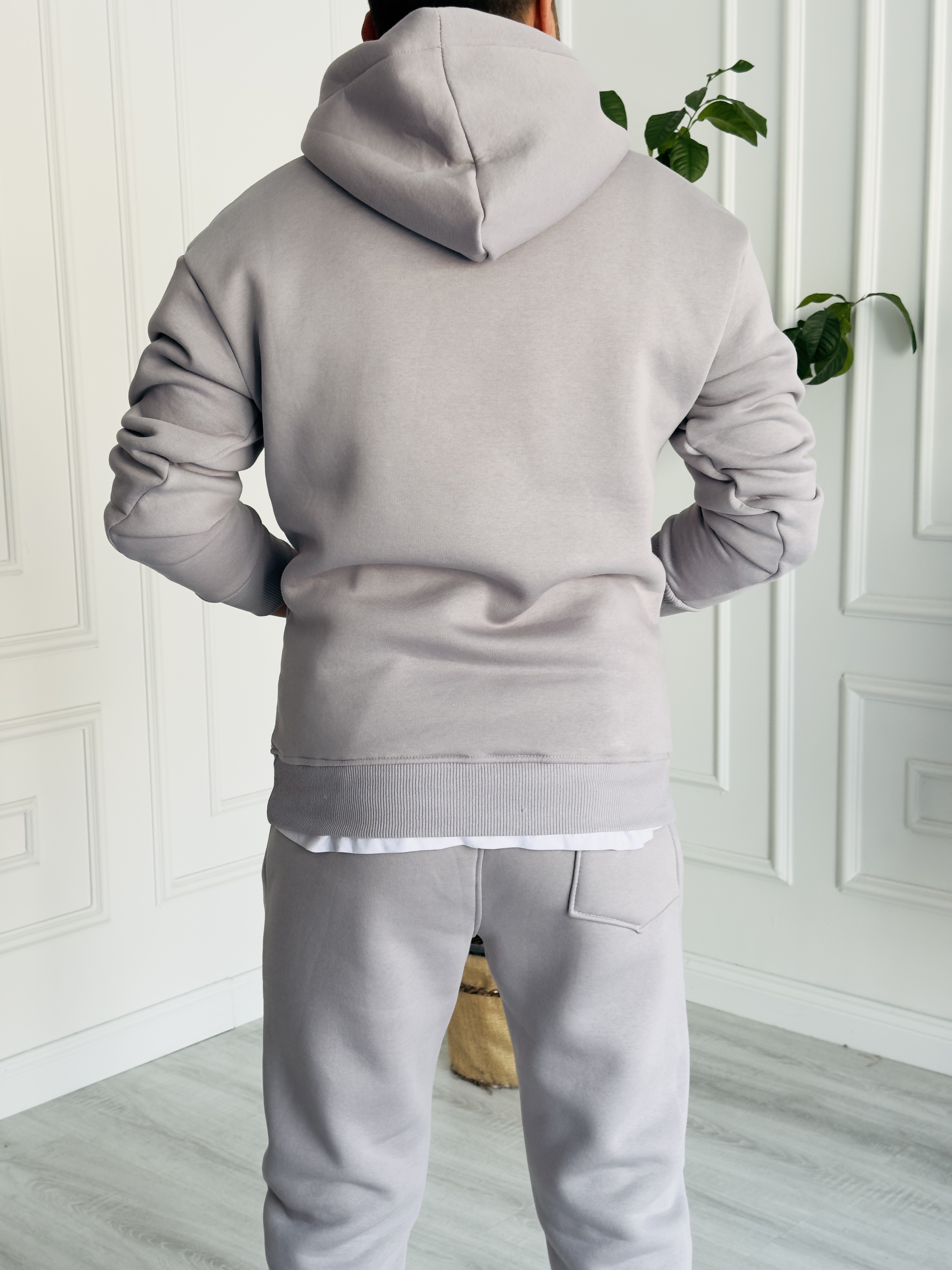 LB'23 Gri Kapüşonlu Sweat