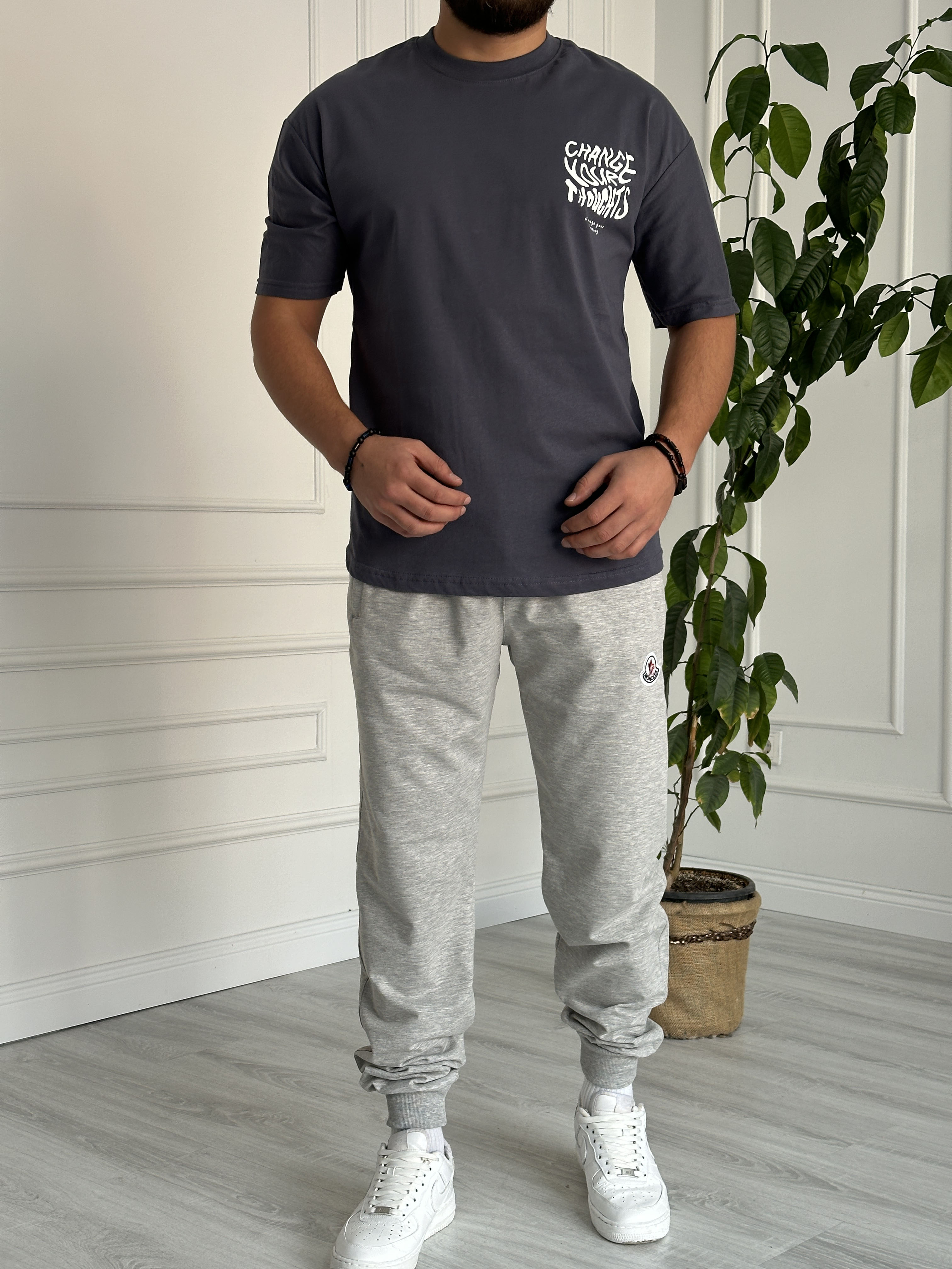Moncler Gri Eşofman