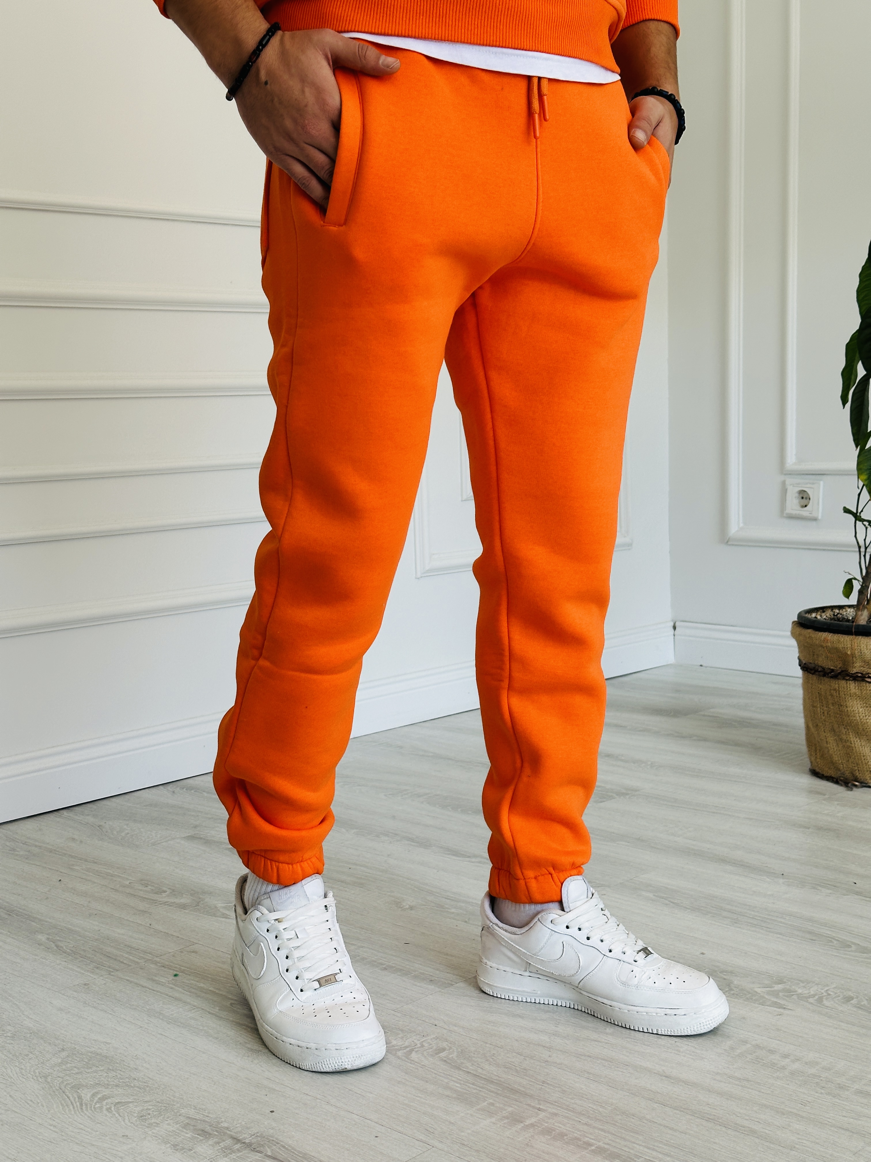 Turuncu Jogger Eşofman Altı