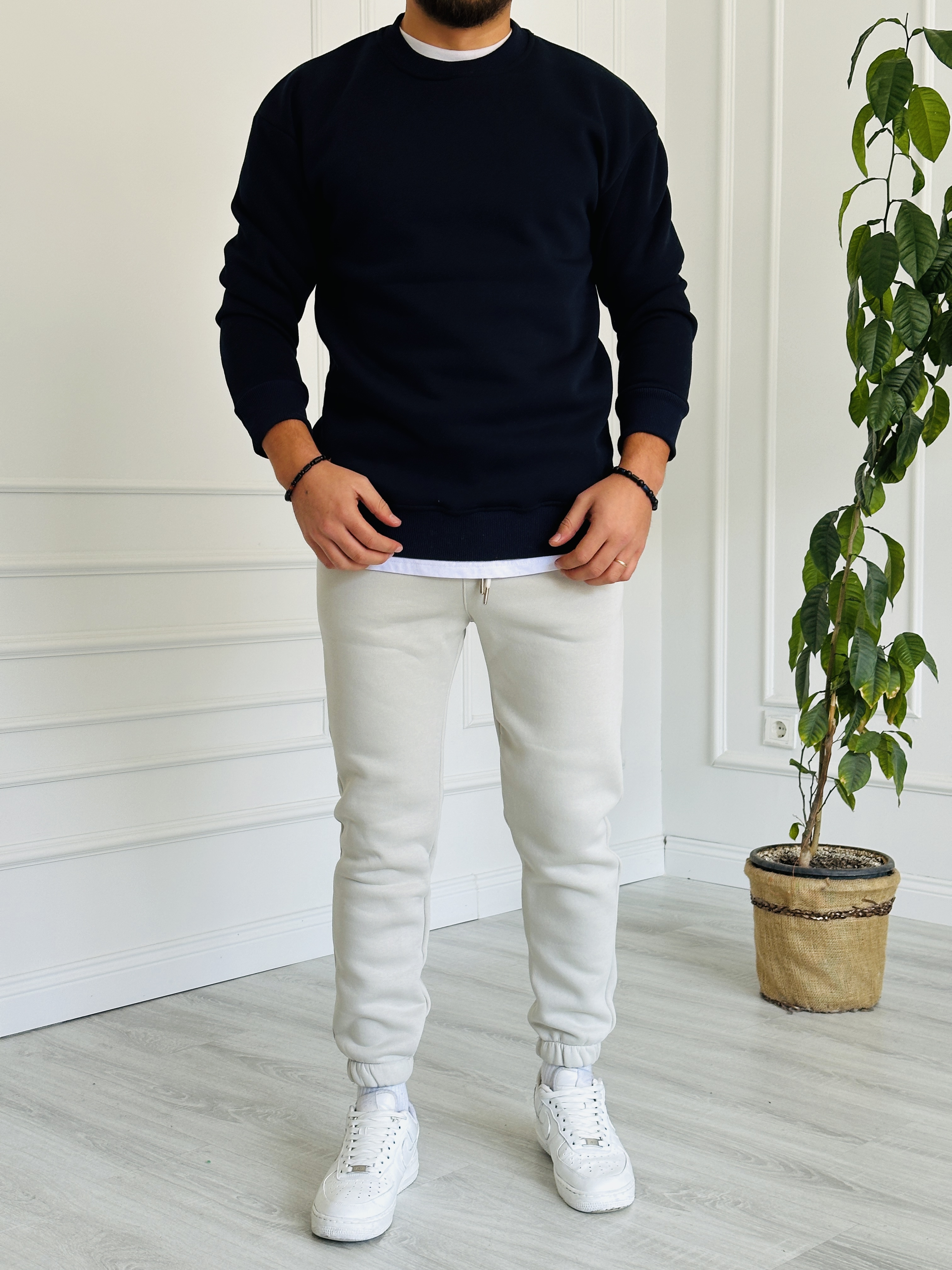Gri Jogger Eşofman Altı