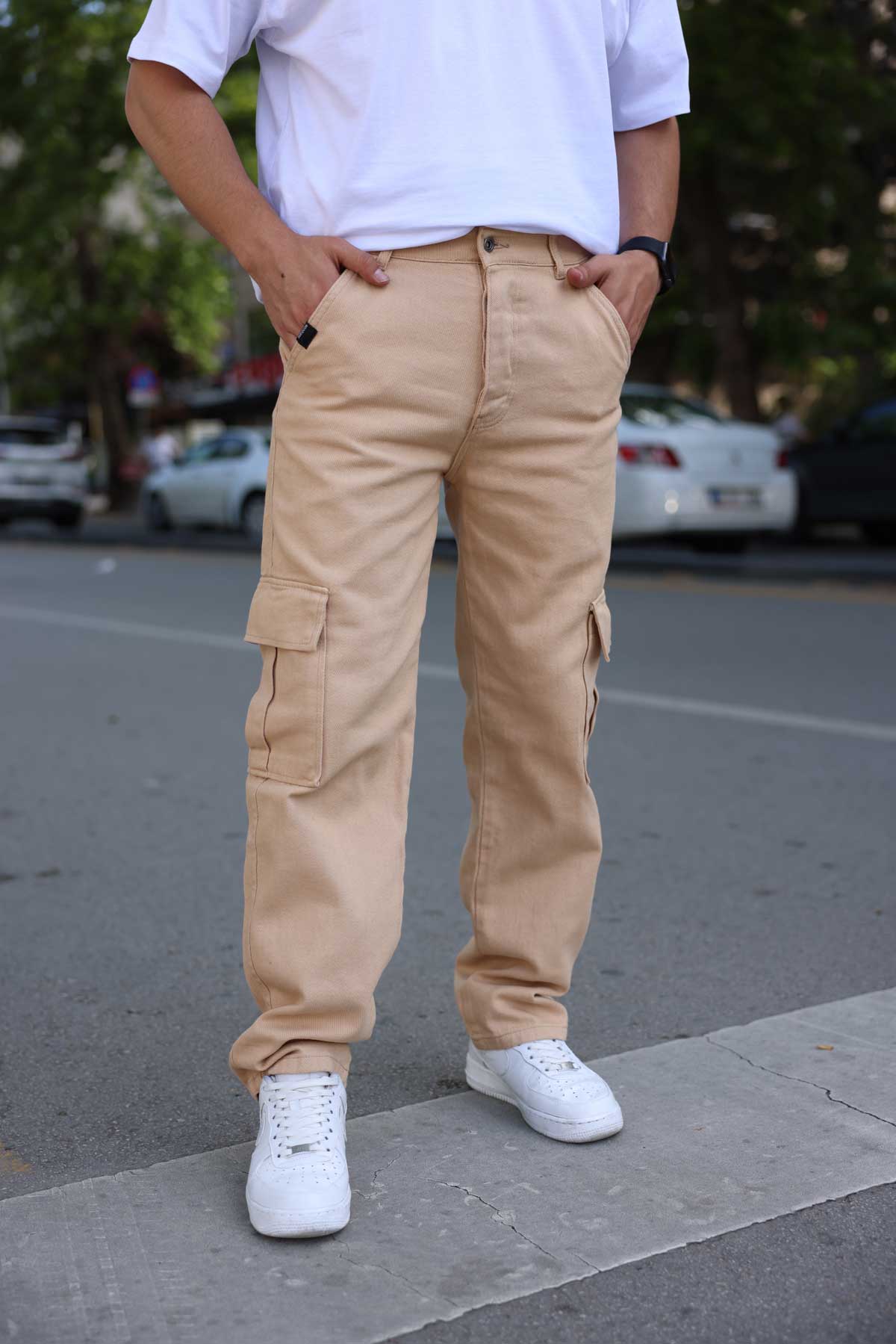 Kargo Pantolon Camel