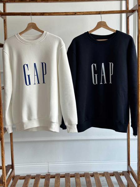 Gap Baskılı Lacivert Sweatshirt