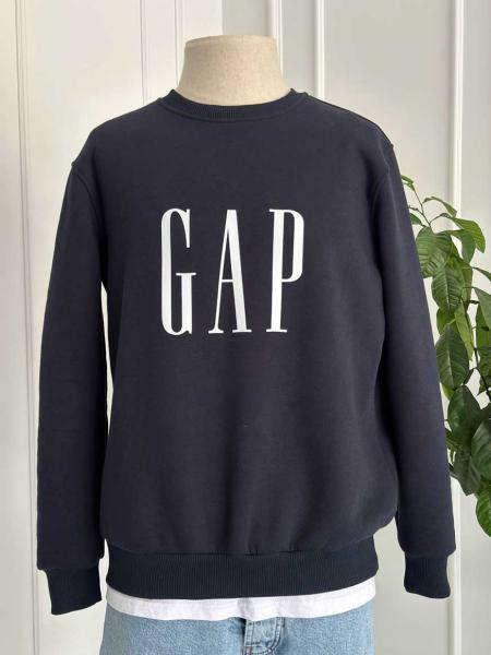 Gap Baskılı Lacivert Sweatshirt