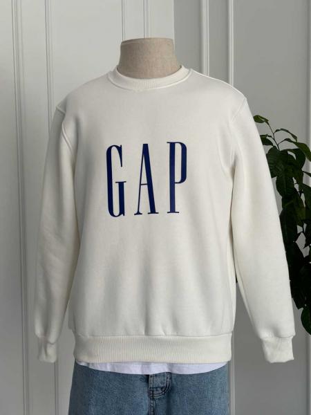 Gap Baskılı Beyaz Sweatshirt