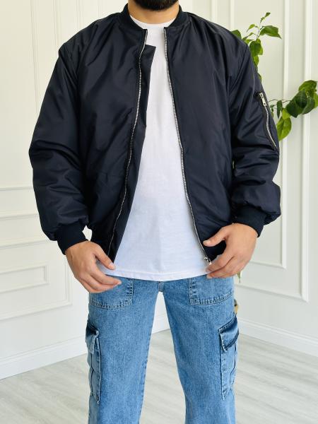 Bomber Ceket Lacivert