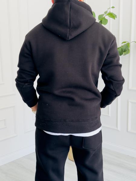 LB'23 Siyah Kapüşonlu Sweat