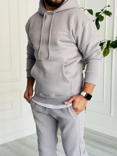 LB'23 Gri Kapüşonlu Sweat