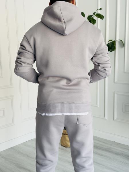 LB'23 Gri Kapüşonlu Sweat