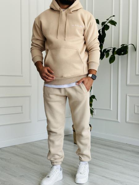 LB'23 Bej Kapüşonlu Sweat