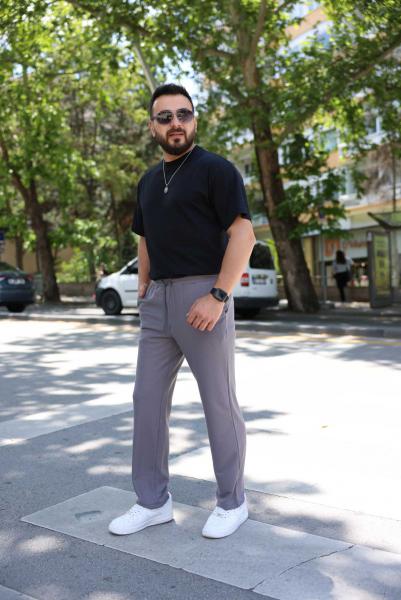 Siyah Bisiklet Yaka Oversize tişört