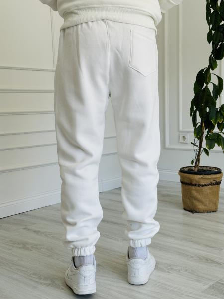 Beyaz Jogger Eşofman Altı