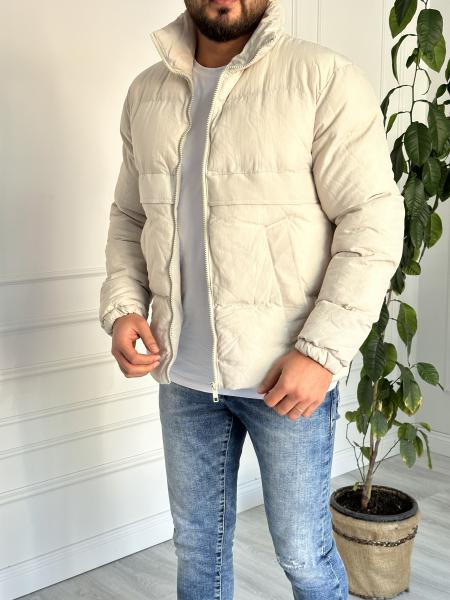 Bej Şişme Mont
