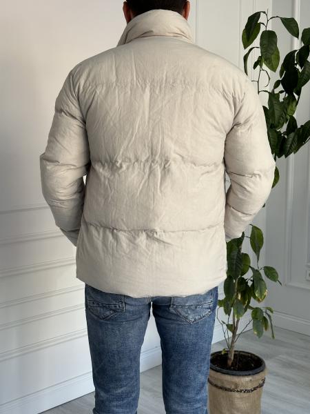Bej Şişme Mont