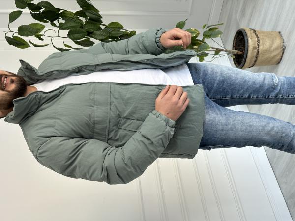 Yeşil Şişme Mont