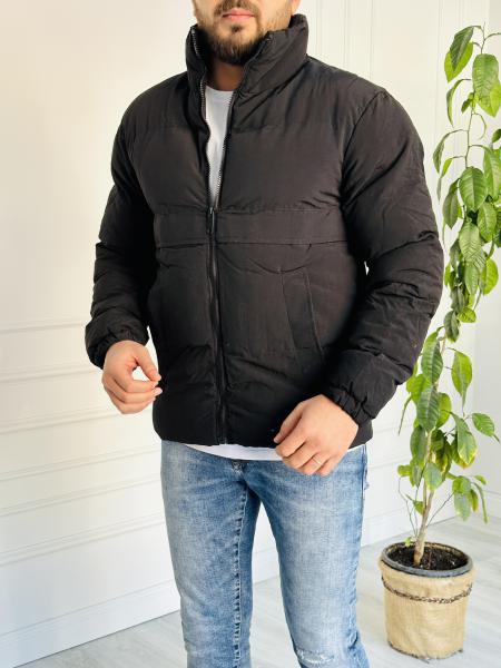 Siyah Şişme Mont