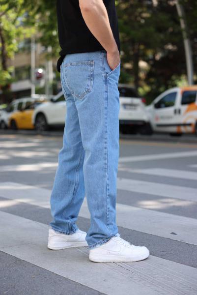 Baggy Kot Pantolon Mavi