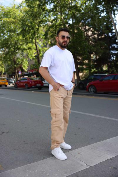 Kargo Pantolon Camel